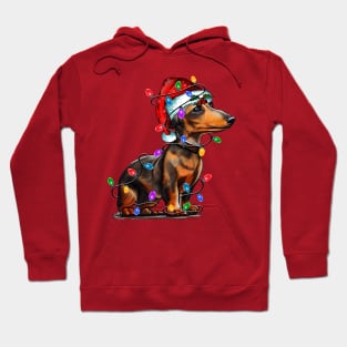 cute christmas dog Hoodie